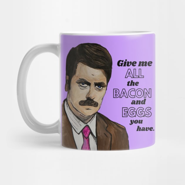 Ron Swanson by JJ Barrows 